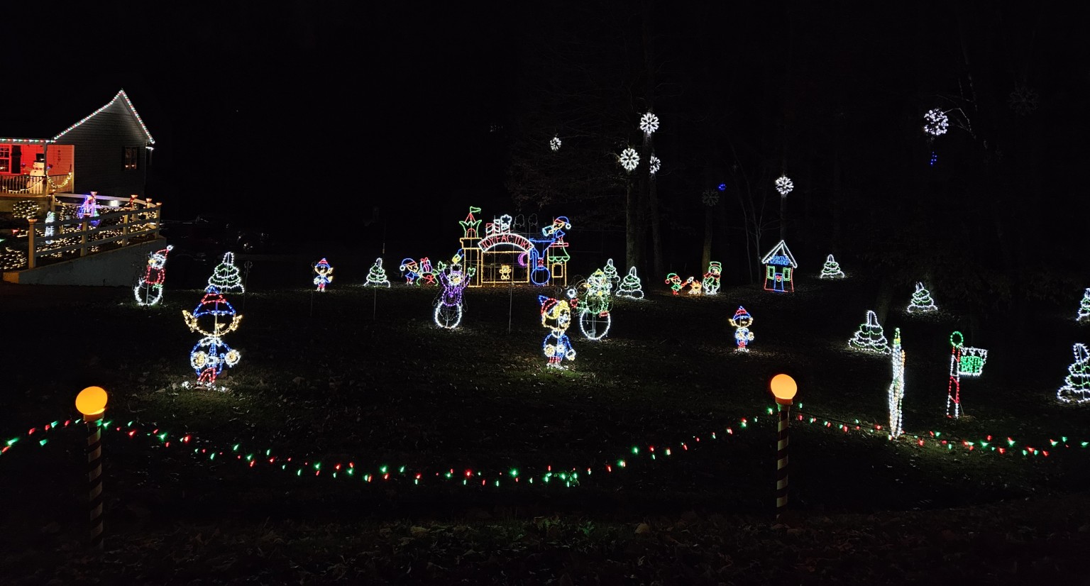 Christmas Across the Hillside