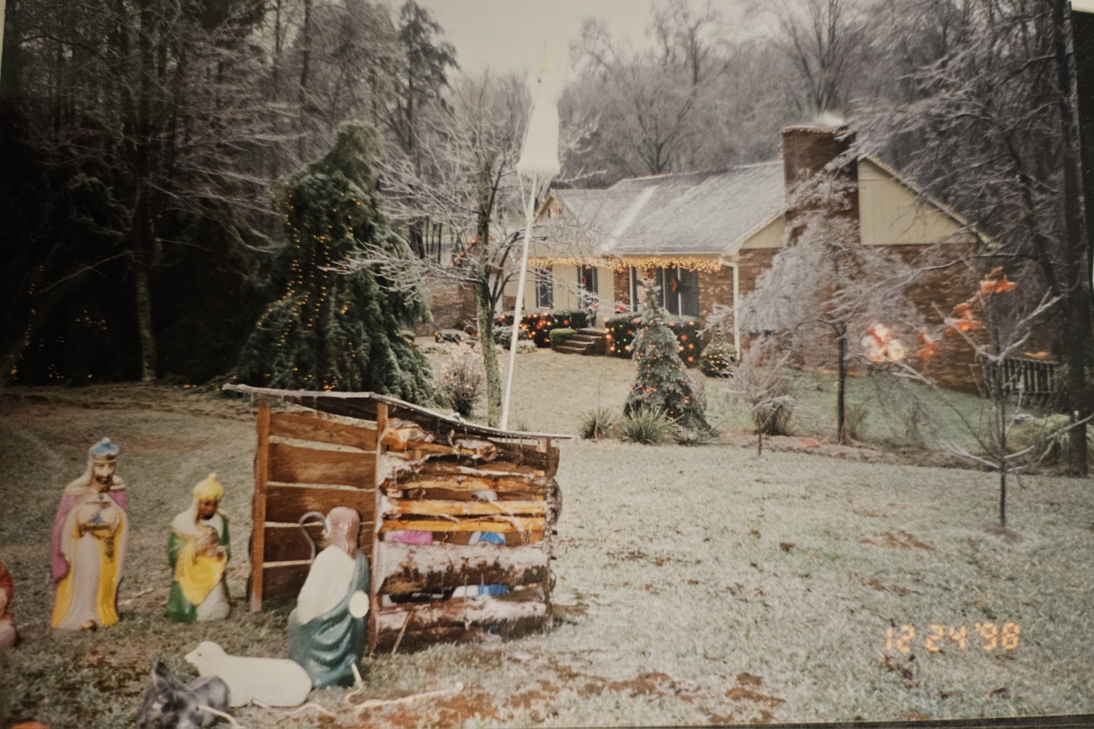 Nativity at grandparents' home